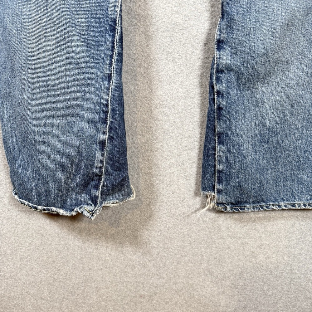 Moussy Vintage Mv Saint Charles Remake Flare Jeans In Blue Size 27 Womens - Picture 10 of 13